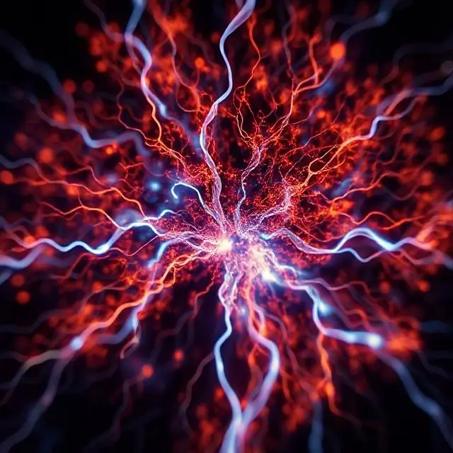 Abstract motion graphic 'Neuron Fire'