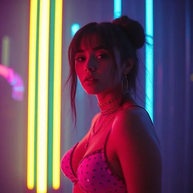 Music video still 'Neon Pulse'