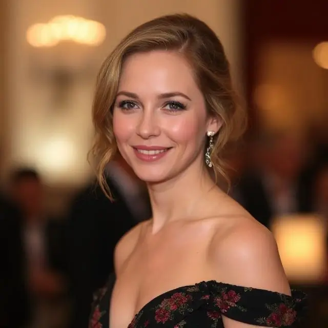 Photo of Emily Blunt in her creative workspace.